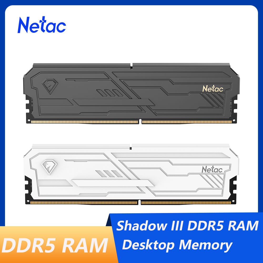 Ddr5 16Gb 6000Mhz - Memória RAM Netac DDR5 32GB (16Gx2)
