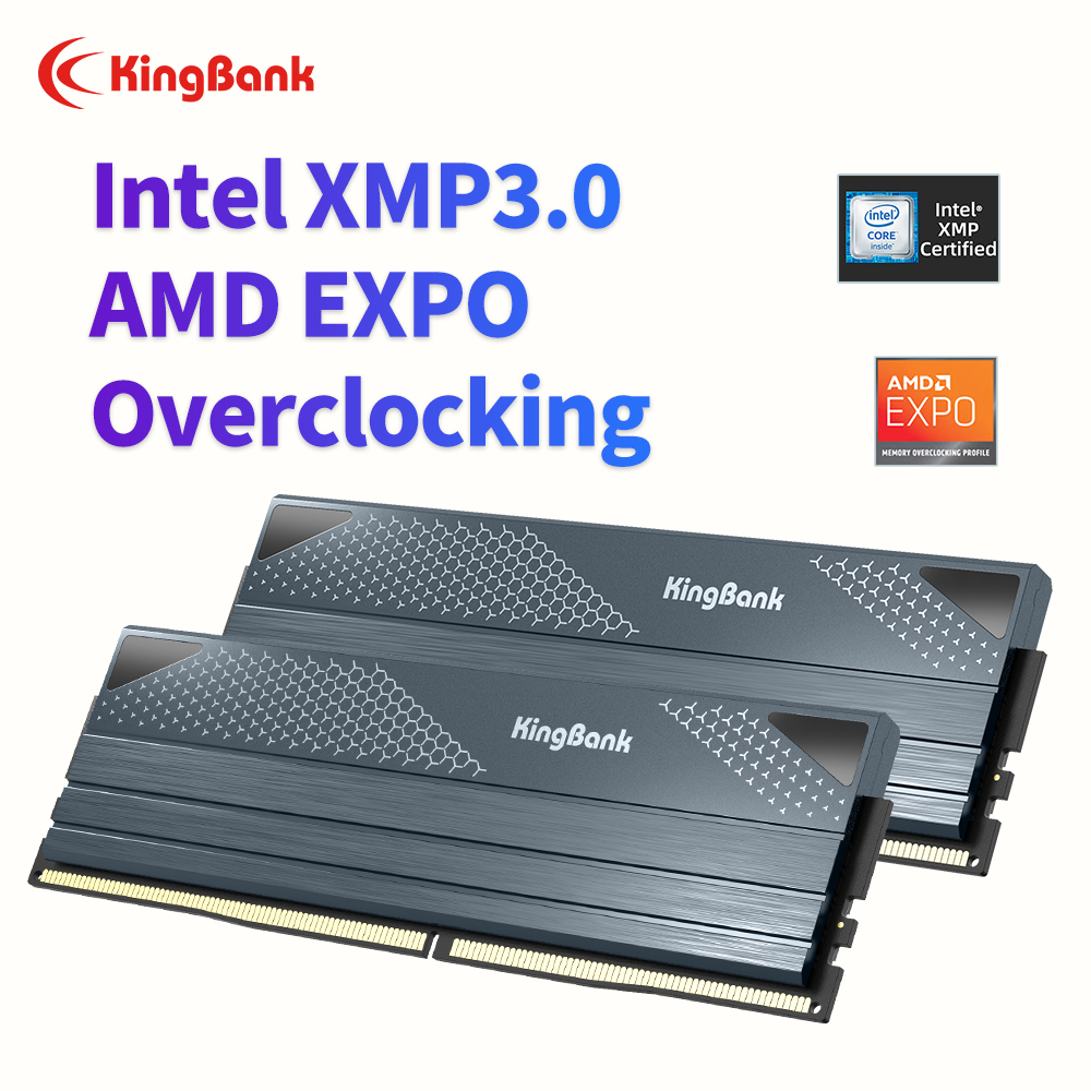 Memória RAM KingBank KFXB DDR5 - Ddr5 16Gb 6000Mhz avaliação e preço
