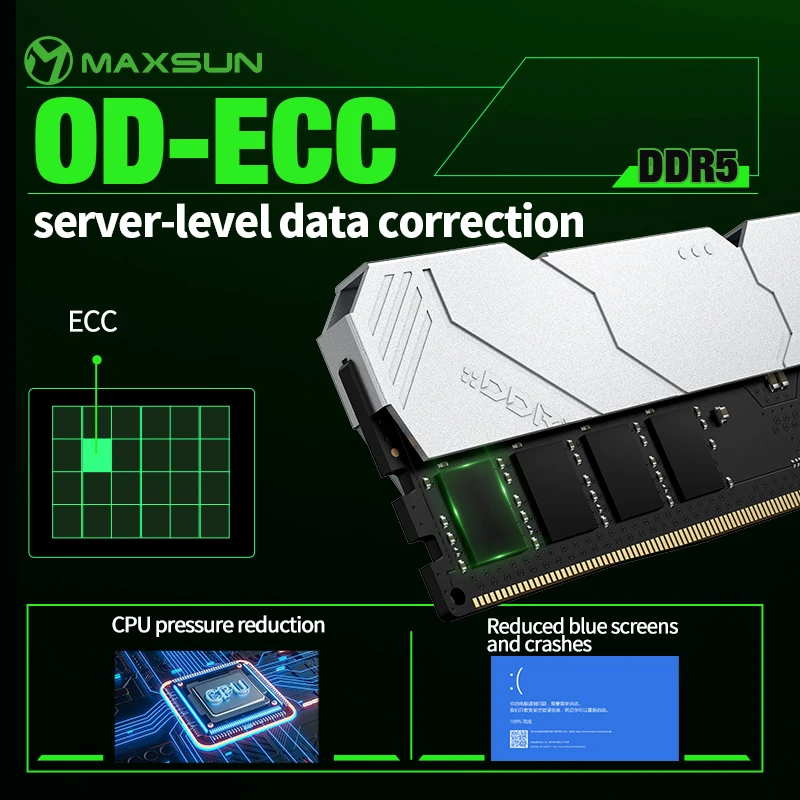 MAXSUN Dissipador de calor Mem - Ddr5 16Gb 6000Mhz avaliação e preço
