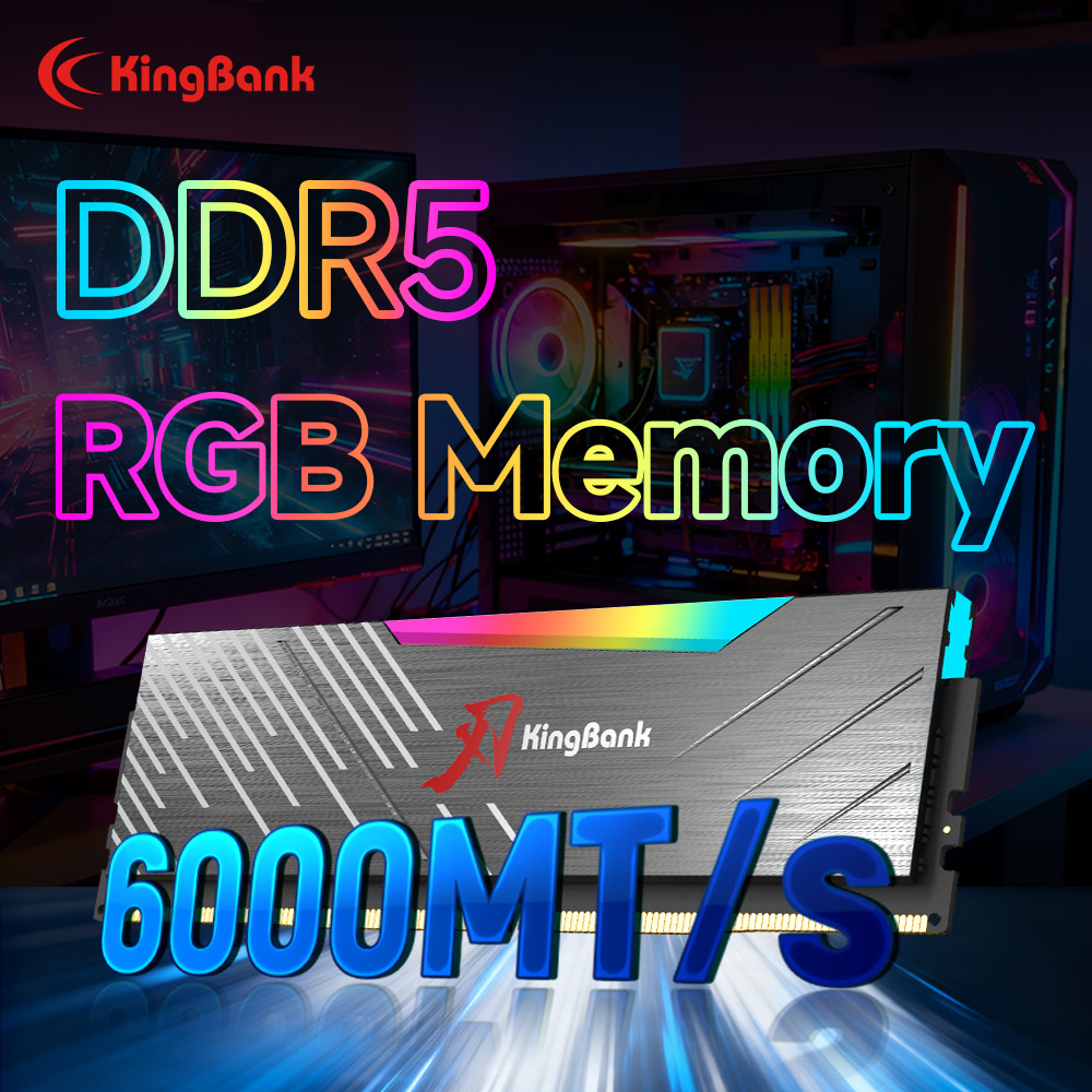 Memória KingBank KRRB DDR5 RGB - Ddr5 16Gb 6000Mhz avaliação e preço