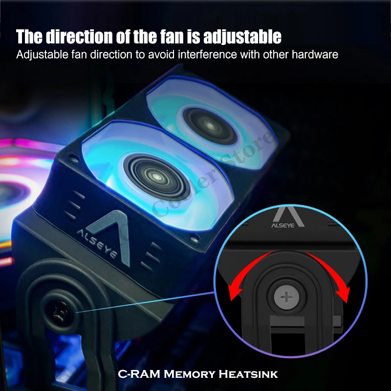 Alseye – Dissipador de calor p - Ddr5 Rgb Ram avaliação e preço