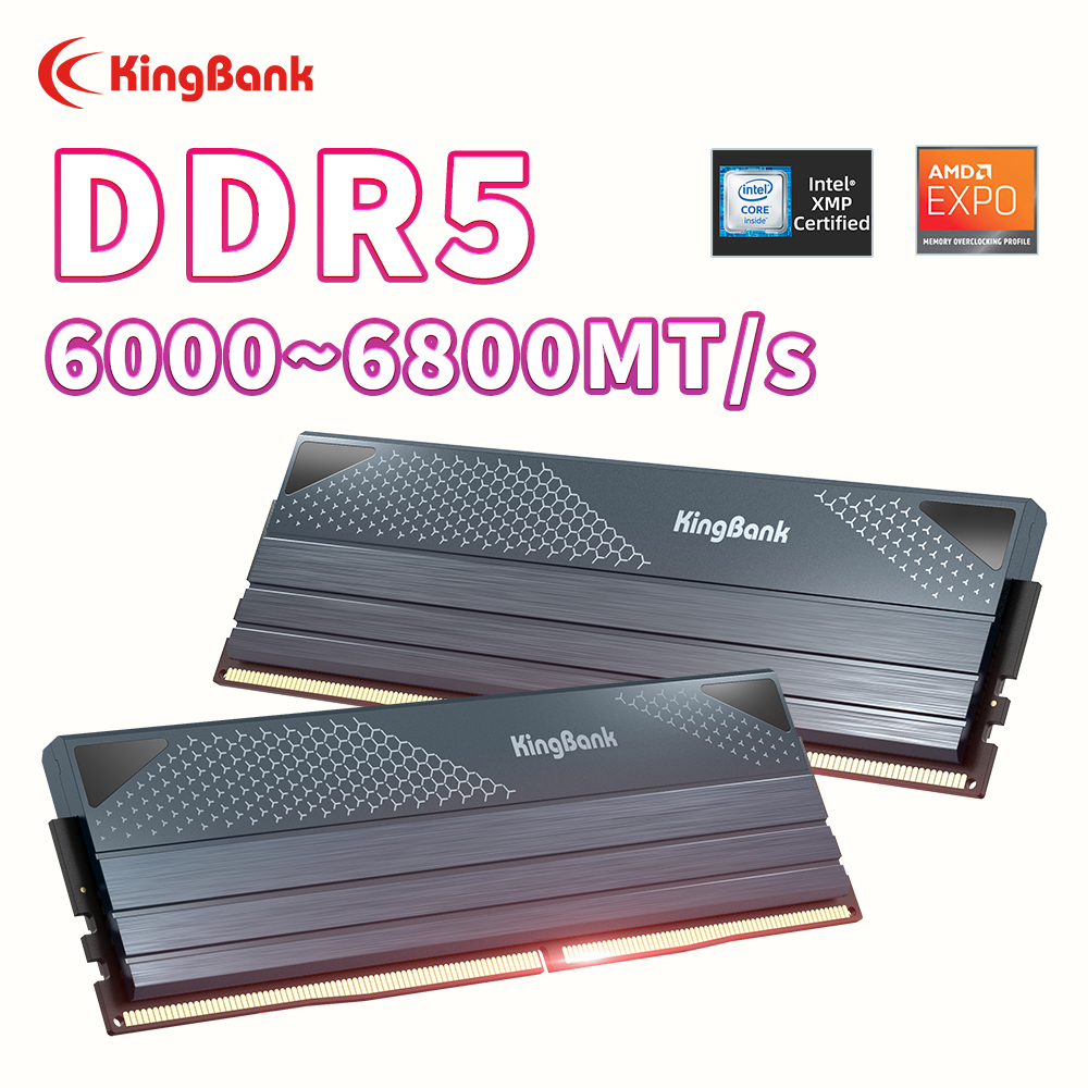 Memória KingBank KFXB Série DD - Ddr5 16Gb 6000Mhz avaliação e preço